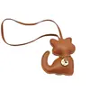 Cordão de Couro Gato da Sorte Celebridade da Internet, Pingente para Bolsa de Gato, Colar de Gatinho, Acessórios de Couro para Roupas, Atacado em Estoque