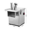 Máquina Rebanadora Automática Comercial de Acero Inoxidable Zhuojin para Salchichas, Carnes Curadas, Rodajas de Ajo, Pimientos Verdes y Pepinos
