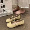 2026 Nueva Primavera Suaves Estilo Francés Inspirados en Chanel Maternidad Planos Bajos Suela Suave Zapatos Mary Jane Mocasines para Uso Diario