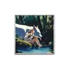 Insignias de la Serie Chica del Bosque y Lobo Blanco, Merchandising de Anime, Ropa Creativa de Nicho, Accesorios para Bolsas al por Mayor