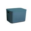 Caja de almacenamiento organizadora con tapa, armario, ropa interior, almacenamiento de escritorio, cesta de plástico para guardar artículos diversos, caja de almacenamiento portátil