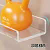 Estante de pared sin taladro para organizar y almacenar artículos en dormitorios, almacenamiento junto a la cama, organizador acrílico de libros y papelería para estudiantes