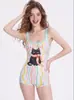 Directo del fabricante: Traje de baño de una pieza de nuevo estilo 2026 para mujer, diseñado para cubrir el abdomen, crear un efecto adelgazante y adecuado para vacaciones en la playa, aguas termales y natación competitiva.