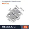 Bisagra Industrial Engrosada de Acero Inoxidable 304 1 pulgada 2 pulgadas 3 pulgadas Bisagra Bisagra de Alta Resistencia Bisagra Hoja de Loto
