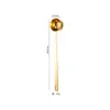 Cuchara Medidora de Acero Inoxidable 304 con Mango Largo Cuchara de Capacidad Extendida para Granos de Café Múltiples Especificaciones Cuchara Cuantitativa para Leche en Polvo Cuchara de Báscula para Hornear