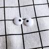 Atacado de fábrica 5cm olhos de colar chapéu de palha de lã cor fofa bolsa de veludo Teddy acessórios pendurados acessórios de vestuário