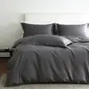 Clase A Lujo Ligero Algodón de Fibra Larga de Xinjiang Juego de Cama de Cuatro Piezas Algodón Puro Color Sólido Juego de Cama de Cuatro Piezas Color Liso Funda de Edredón para B&B Individual