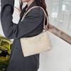 Bolso Tejido 2024 Nueva Moda Bolso Cruzado Tejido para Hombro y Axila Bolso Casual Simple para Viajes Bolso de Mano Bolso