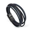 Pulsera Amazon popular europea y americana aleación Pulsera simple de moda para hombre joyería hombre fundición retro titanio acero