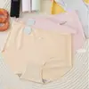42.5-65kg Nylon Seda de Hielo Sin Costuras Ropa Interior Femenina Simple de Cintura Media Cómodas Transpirables Calzones tipo Brief