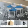 Mesa de Sala de Aula para Aprendizagem do Aluno Combinação Mesa para Atividade em Grupo de Alunos Mesa Combinada Trapezoidal Sala de Aula de Treinamento Inteligente