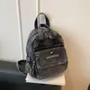 Bolso cruzado de hombro de mezclilla de moda transfronterizo, Mochila casual versátil, Bolso pequeño multicapa ligero para mujer