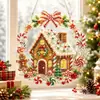 Atrapasoles de Arte Diamante Navideño Pintura Estilo Diamante Acrílico Navideño F