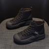 Botas Martin de Celebridad de Internet Zapatos para Mujer 2026 Otoño Nuevos Botines Cortos de Suela Gruesa que Aumentan la Altura Zapatos Casuales de Caña Alta Estilo Británico Retro