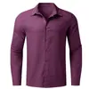 Camisa de Manga Longa Casual Masculina Solta Respirável Série Halloween 3D Impressa com Moldura de Caveira Europeia e Americana Transfronteiriça