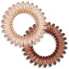4cm Cuerda de Teléfono Transparente Goma para el Cabello Estilo Coreano Simple Banda para el Cabello de Cuerda de Teléfono Color Caramelo Sin Marca Gabinete de Llaves Cuerda de Teléfono para Mujeres