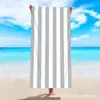 Soporta Dropshipping Jit de Toallas de Playa Rayadas, Toallas de Baño para Playa Absorbentes de Secado Rápido de Fibra Ultra Fina, Toallas de Playa Rayadas Transfronterizas