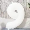 Balão Digital de Filme de Alumínio Branco de 40 polegadas Festa de Aniversário Cenário Layout Adereços de Foto Crianças Ao Ar Livre