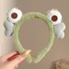Diadema para lavarse la cara, banda para el cabello para maquillaje y mascarillas faciales, diseño antideslizante, diadema de dibujos animados, accesorio para la cabeza elegante y lindo