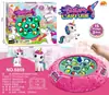 Tablero de pesca magnético giratorio eléctrico para niños de comercio exterior, juguete de pesca musical multifuncional para educación temprana para niños y niñas, venta al por mayor