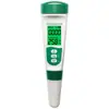 Caneta Testadora de Qualidade da Água Cinco em Um TDS_EC_PH Salinidade/Temperatura Luz de Fundo Portátil Display Digital Testador de Qualidade da Água