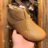 Botas de Inverno Populares de PU com Forro de Lã, Espessas e Quentes, de Calçar, Moda, Cano Alto para Mães, Botas de Algodão Versáteis e Leves para Mulheres
