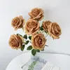 Nuevo producto: Ramo de 7 Rosas Anna para Decoración de Hogar Pastoral, Exhibidor de Ventana, Flores Artificiales, Venta al por Mayor de Exportación, Arreglos Florales Falsos