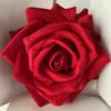 Meichen flanela pequeno ângulo rosa flor cabeça artificial flor casamento falso flor corsage decoração casa guirlanda joias acessórios