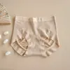 Ropa interior sin costuras de cintura media, levanta glúteos, para mujer talla grande, 100A antibacteriana, con forro de hongo reishi y seda de morera, bragas triangulares, al por mayor