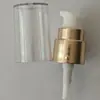 Bomba de Polvo Brillante de 20 Dientes como Cabezal de Bomba de Prensa de Loción de Cobertura Total Transparente Bomba de Crema Cosmética Brillante Bomba de Polvo Bomba de Spray