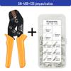 2.8/4.8/6.3 plugue terminal plugue conector plugue conector fio conector grampo de fio braçadeira de arame conjunto de grampos SN-48B