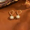Colgante Vintage Estilo Francés de Perlas y Diamantes para Mujer, Cadena Clavicular de Acero Inoxidable de Gama Alta de Nicho, Collar Geométrico de Lujo Ligero