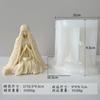 Jiahuimei - Molde de silicona para velas de Halloween, adornos de bricolaje, yeso de aromaterapia, molde de aromaterapia de Pascua