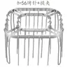 Acero Inoxidable de Grado Alimenticio 304 Parrilla Freidora de Aire Parrilla Horno Rack para Brochetas Rack Especial para Barbacoa Rack para Estufa de Alcohol