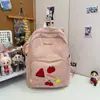 Mochila de Manzana Fresca Dulce Linda de Alto Valor Estilo Japonés Nueva para Secundaria y Preparatoria Mochila Ligera de Gran Capacidad