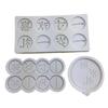 Molde para Hornear Pastel Postre Estilo Taichung Plato de Regalo para Primer Cumpleaños Decoración Redonda Regalo para Primer Cumpleaños Voltear Azúcar Molde de Silicona