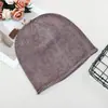 Chapéu de Lã Europeu e Americano Transfronteiriço Slouchy Estilo Wasteland Chapéu de Tricô com Aba Rebatida Plissado Gorro Tendência Estilo Preguiçoso Chapéu de Lã