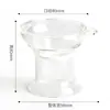 Colador de Té de Vidrio Tetera Filtro de Té Malla de Acero Inoxidable Filtro de Té Accesorio para Juego de Té Estilo Minimalista Moderno