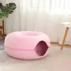 Nido para Gatos de Fieltro Túnel Donut Nido para Gatos Primavera, Verano, Otoño e Invierno Nido para Gatos de Cuatro Estaciones Semicerrado Desmontable Venta al por Mayor Transfronteriza