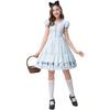 S-XXL Vestido de Princesa Alicia Sueño en el País de las Maravillas Disfraz de Maid de Anime Japonés Disfraz Disfraz Secundario de Ancla