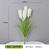 Planta verde biônica Lagarta fonte de fábrica atacado arranjo de flores florais maço de cabo único grama cebola junco rabo de cachorro crisântemo