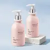 Botella de Champú de 300 ml, Botella de Plástico con Dispensador Cónico para Champú y Gel de Ducha, Botella de Champú de 300 ml