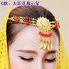 Cadena de Cabello de Joya para Danza del Vientre Pasador Pasador Accesorios para Performance de Mesa de Danza India Diadema Joyería Diadema Banda para el Cabello