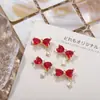 Celebridad de Internet Nueva Joyería para Uñas Corazón Cristal Diamante Super Brillante Circonita Colgante de Lazo Luz de Estrella Metal Joyería de Diamantes para Uñas
