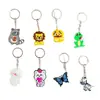 Estilo Lindo Llavero de Goma Suave Animal Colgante Pequeño Dibujo Animado Colgante para Bolso Regalo de Negocios Yiwu Pequeños Artículos al por Mayor