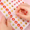 Recompensas de Xiaohongshu: pequeñas pegatinas de flores rojas para niños de preescolar, pegatinas de caritas sonrientes para elogiar a los niños y pequeñas pegatinas de estrellas para maestros de escuela primaria