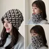 Bufanda cálida a prueba de frío, cubierta intercambiable para protección del cuello, sombrero de punto a prueba de viento, máscara de punto para mujer de talla grande, otoño e invierno, multifuncional