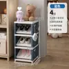 Sapateira Infantil Transfronteiriça com Prateleira Inclinada para Uso Doméstico, Armário de Sapatos Multifuncional para Entrada e Quarto, Sapateira de Múltiplas Camadas de Grande Capacidade
