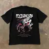 Camiseta Informal de Manga Corta con Estampado de Dibujos Animados, Cazador de Demonios, Holgada, Cuello Redondo, Versátil, Tendencia Verano 2026, Juvenil