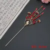 Novo Presilha de Cabelo Antiga com Borla Estilo Chinês para Mulheres, Presilha Elegante, Presilha para Penteado Coque na Nuca, Acessório de Cabelo Hanfu, Xiuhe